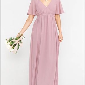 Mumu brand maxi dress - runs large buy one size smaller. Color is burgundy.